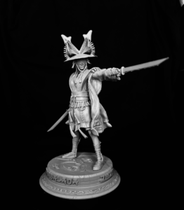 miniatura-cambalada-mujer-espadas-impresa-frontal