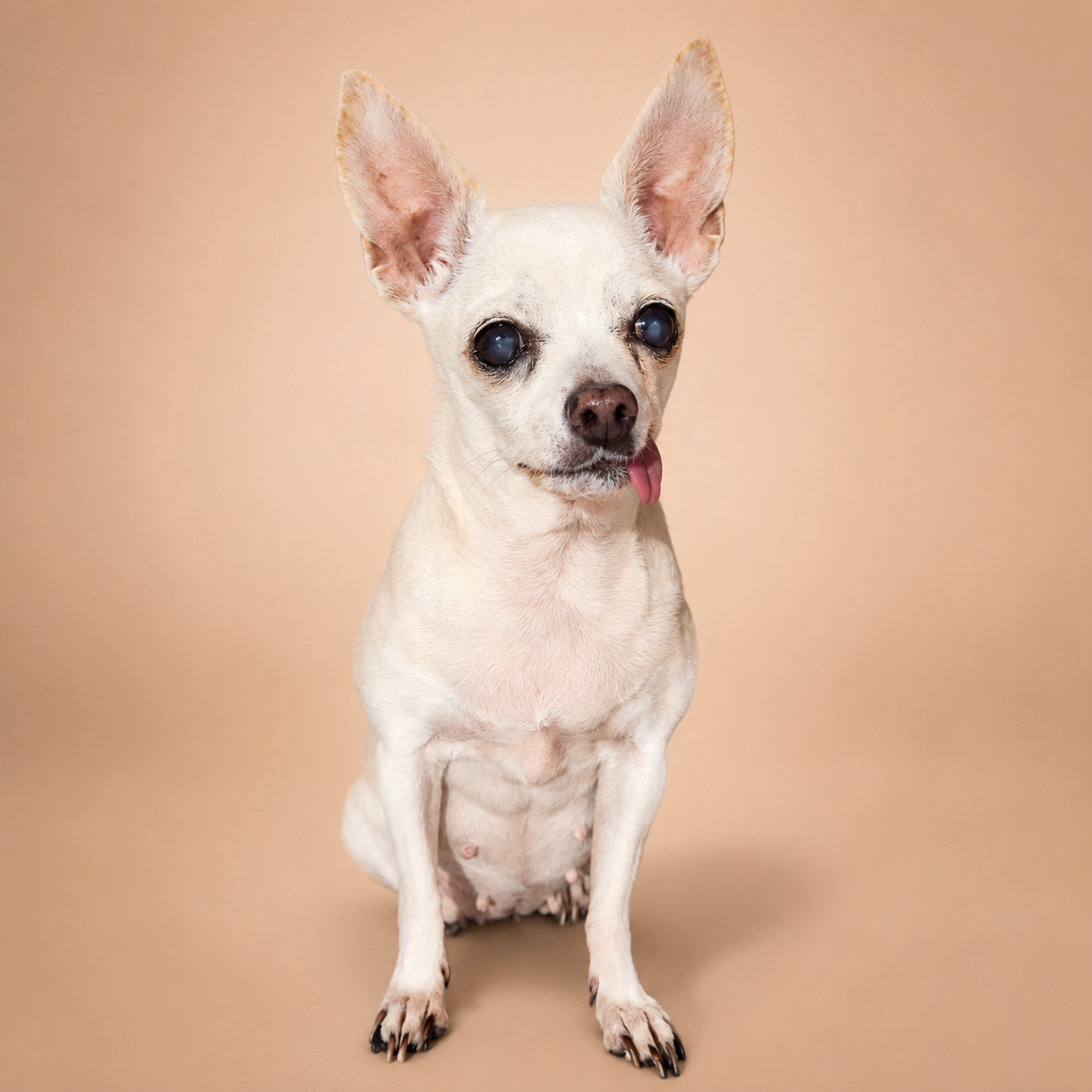 Foto de referencia real de Yoselin, chihuahua, para escultura personalizada — AlmaPet by Million Miniatures Studios