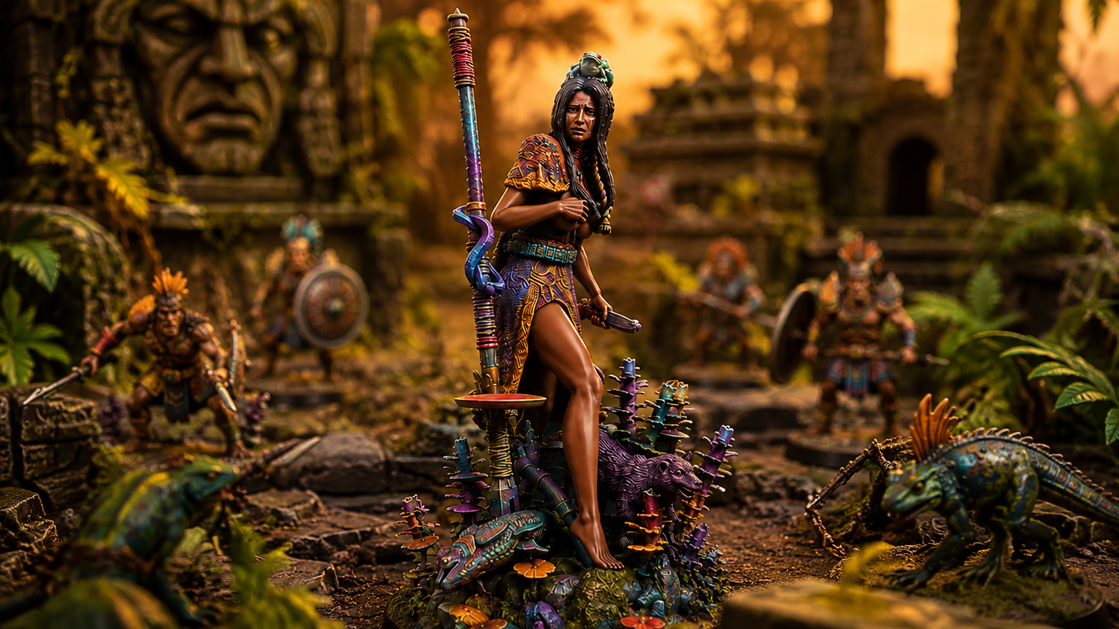 Druida en mesa de juego