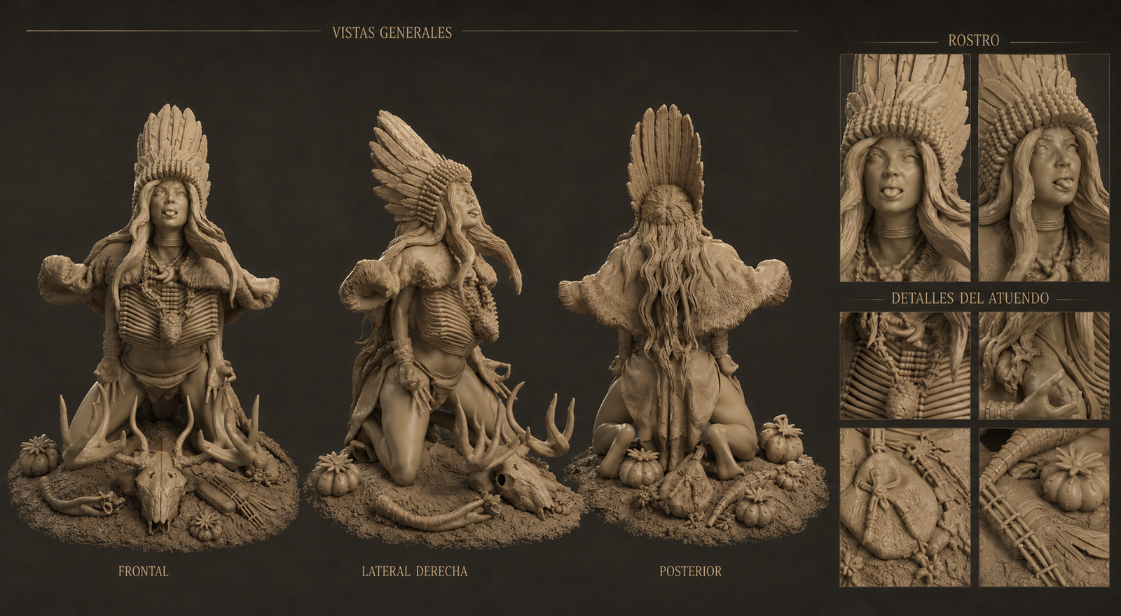 Character sheet Bruja STL — Aiyana Haseya