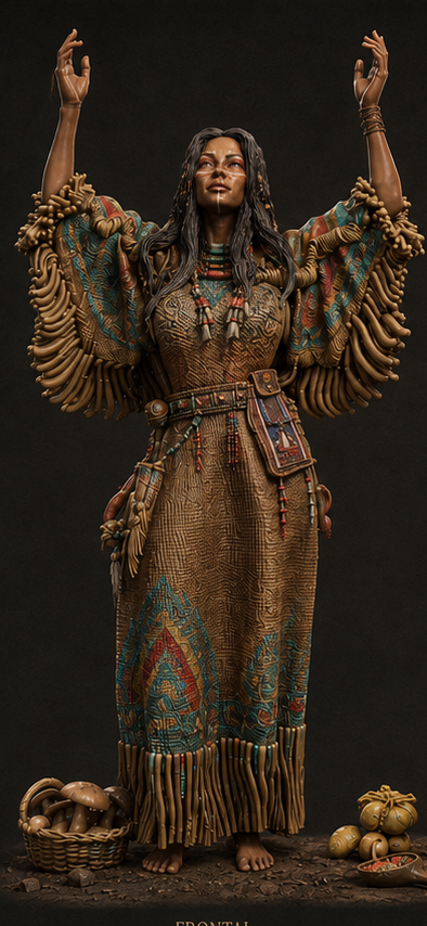 Aiyana Haseya The Summoning Ritual — miniatura pintada tribal 75mm