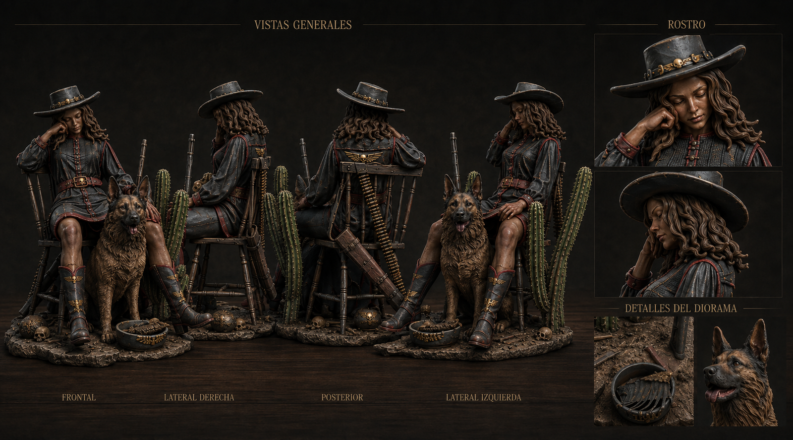 Pintada sci-fi 32mm — Sheriff Abigail Night Watch