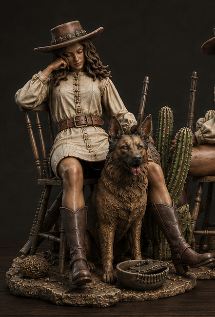 Pintada western 75mm — Sheriff Abigail Night Watch