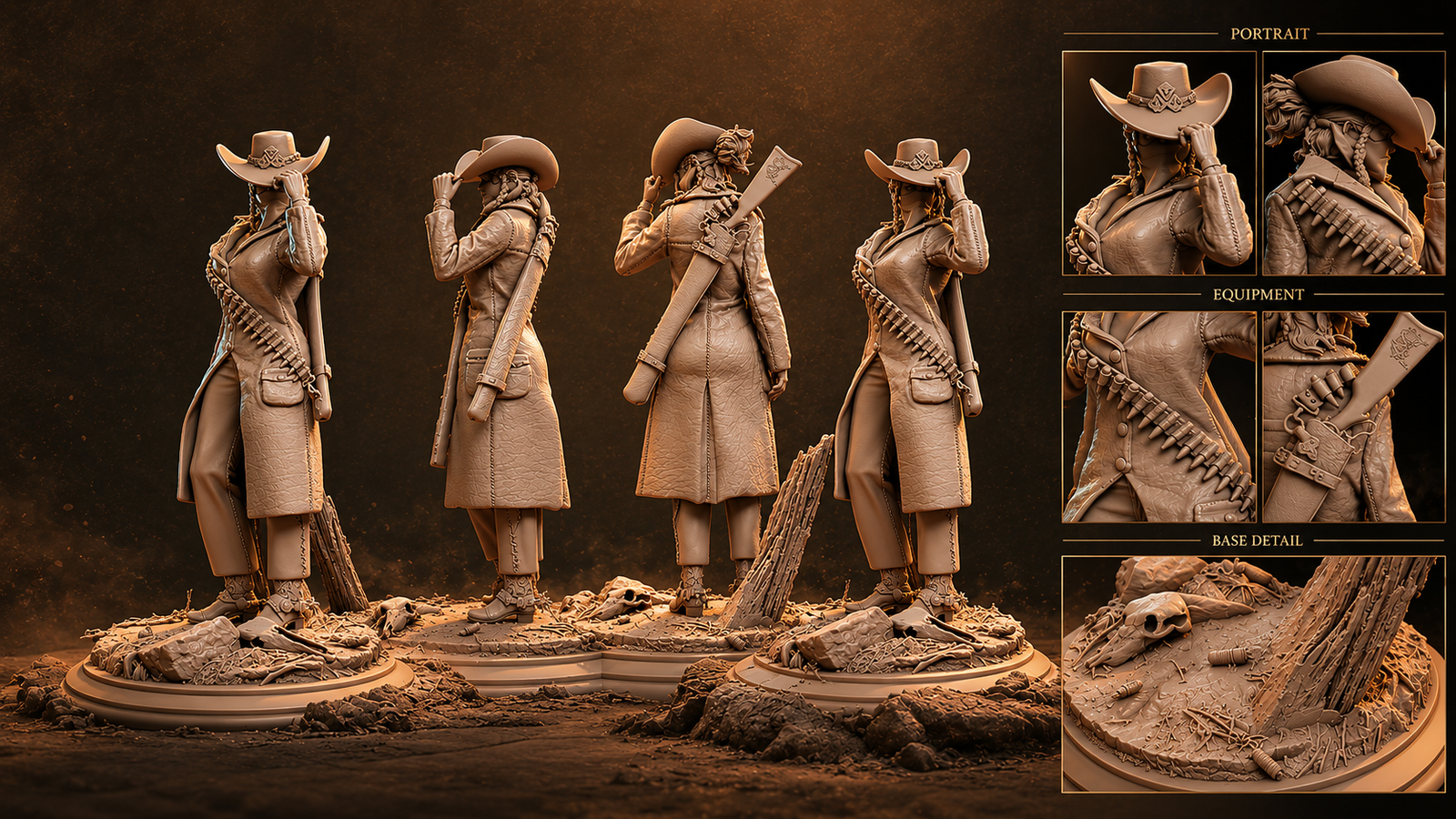 Character sheet Undercover Operations STL — Sheriff Abigail