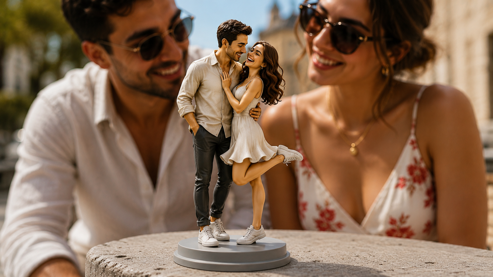 Figura personalizada 3D estilo estilizado — regalo de bautizo — Million Miniatures Studios