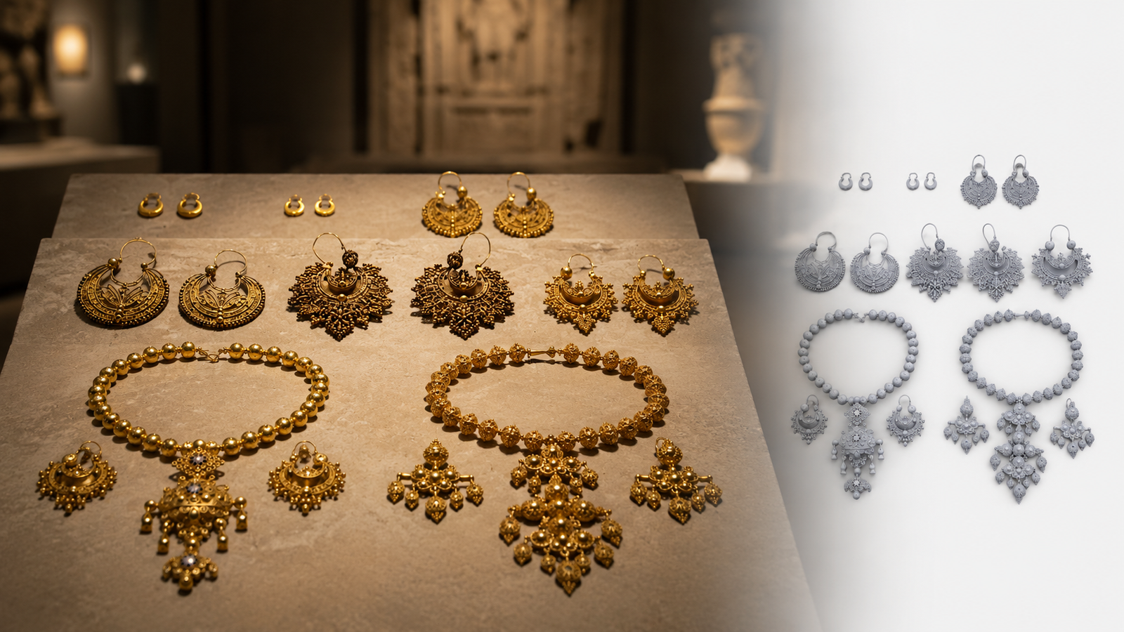 Escaneo 3D de piezas de orfebrería — modelo digital, Million Miniatures Studios