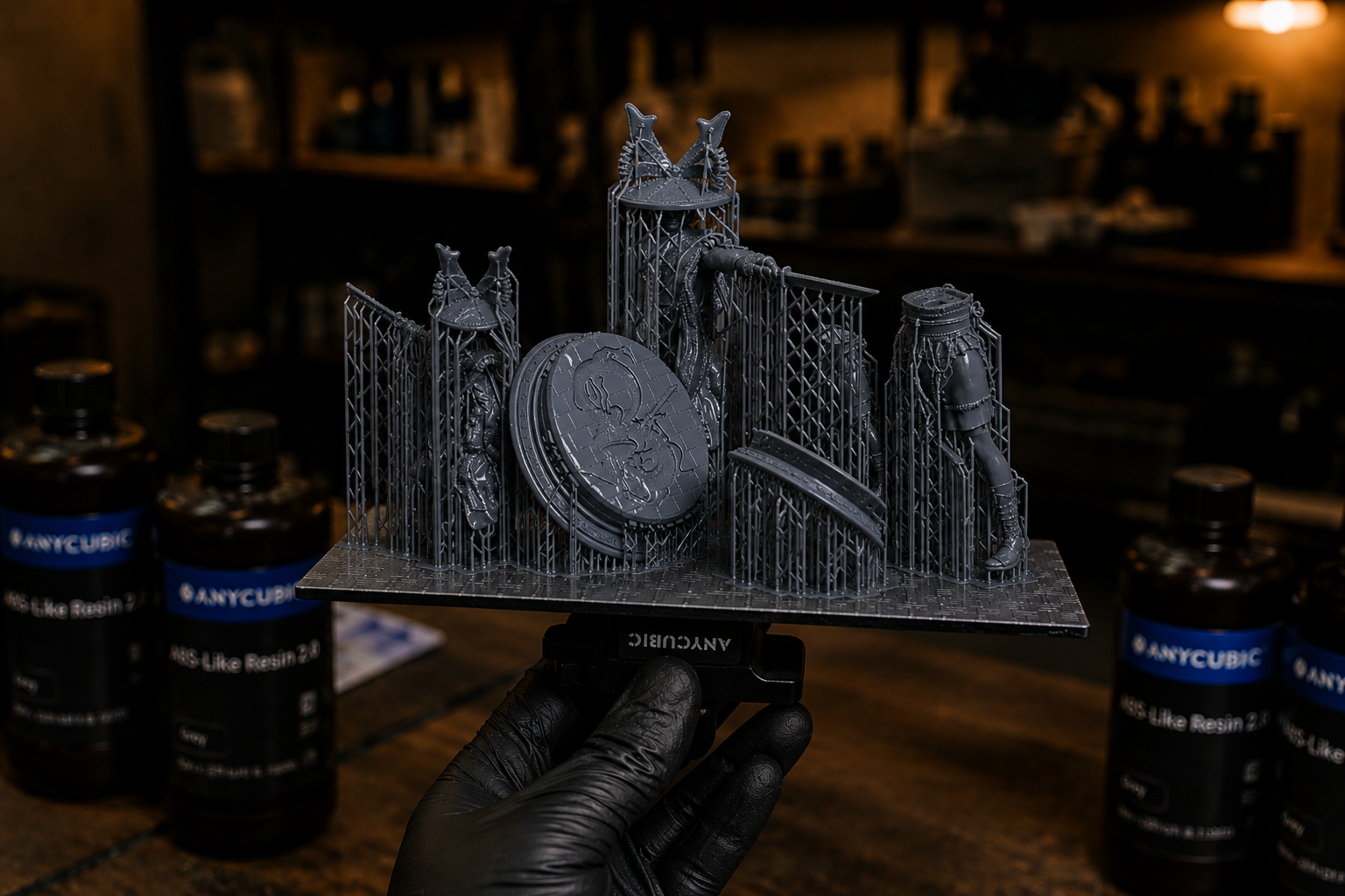 Proceso de impresión 3D en resina personalizada — Million Miniatures Studios Badajoz
