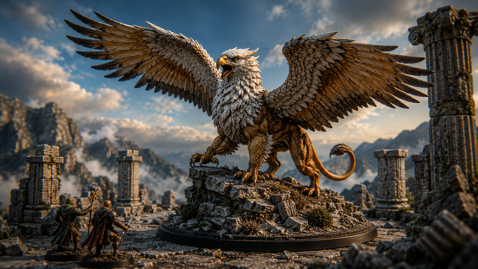 Criaturas fantásticas bestias mágicas STL — impresión 3D, Million Miniatures Studios