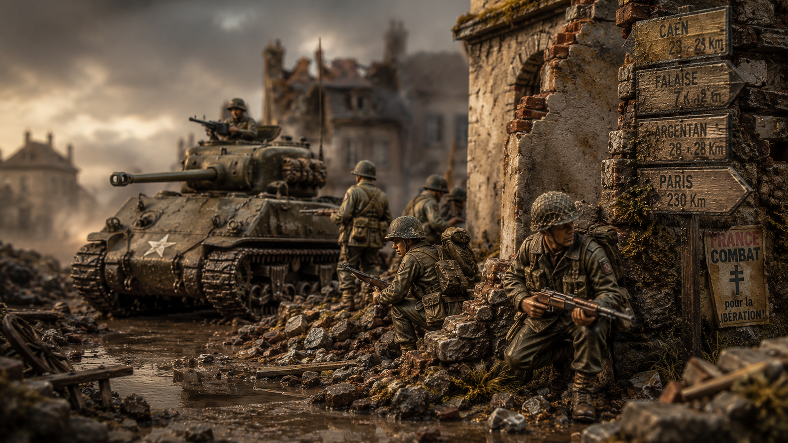 Miniaturas históricas Segunda Guerra Mundial STL — impresión 3D, Million Miniatures Studios