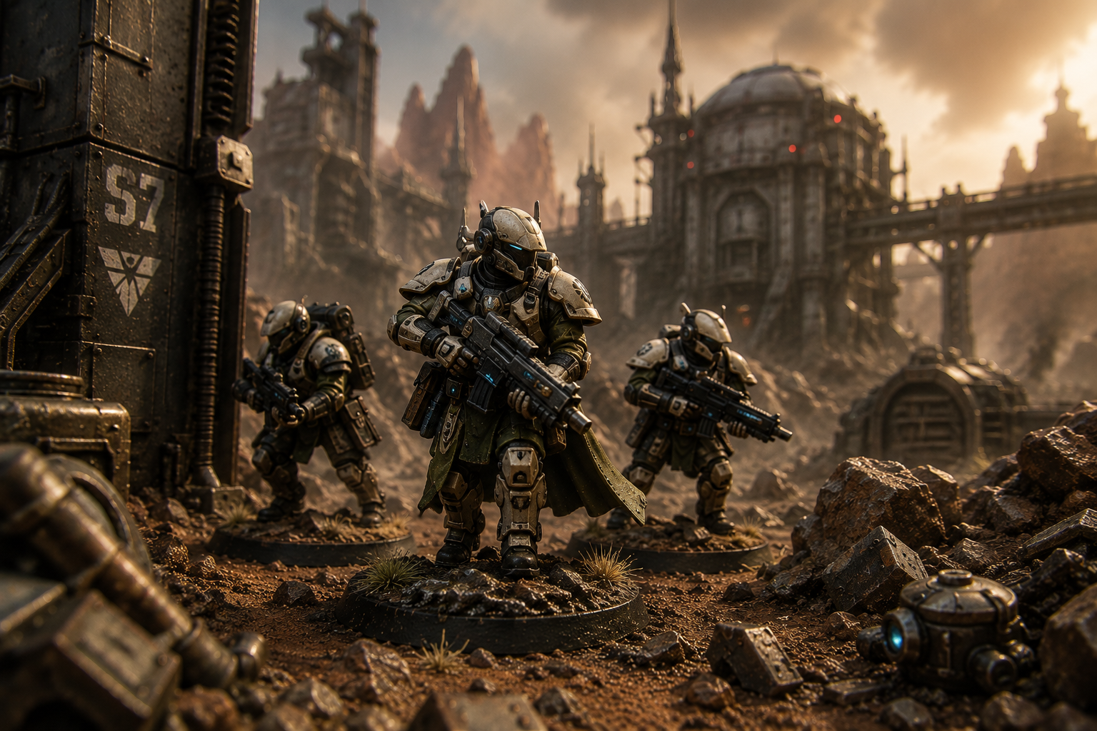 Soldados espaciales tropas galácticas STL — impresión 3D, Million Miniatures Studios