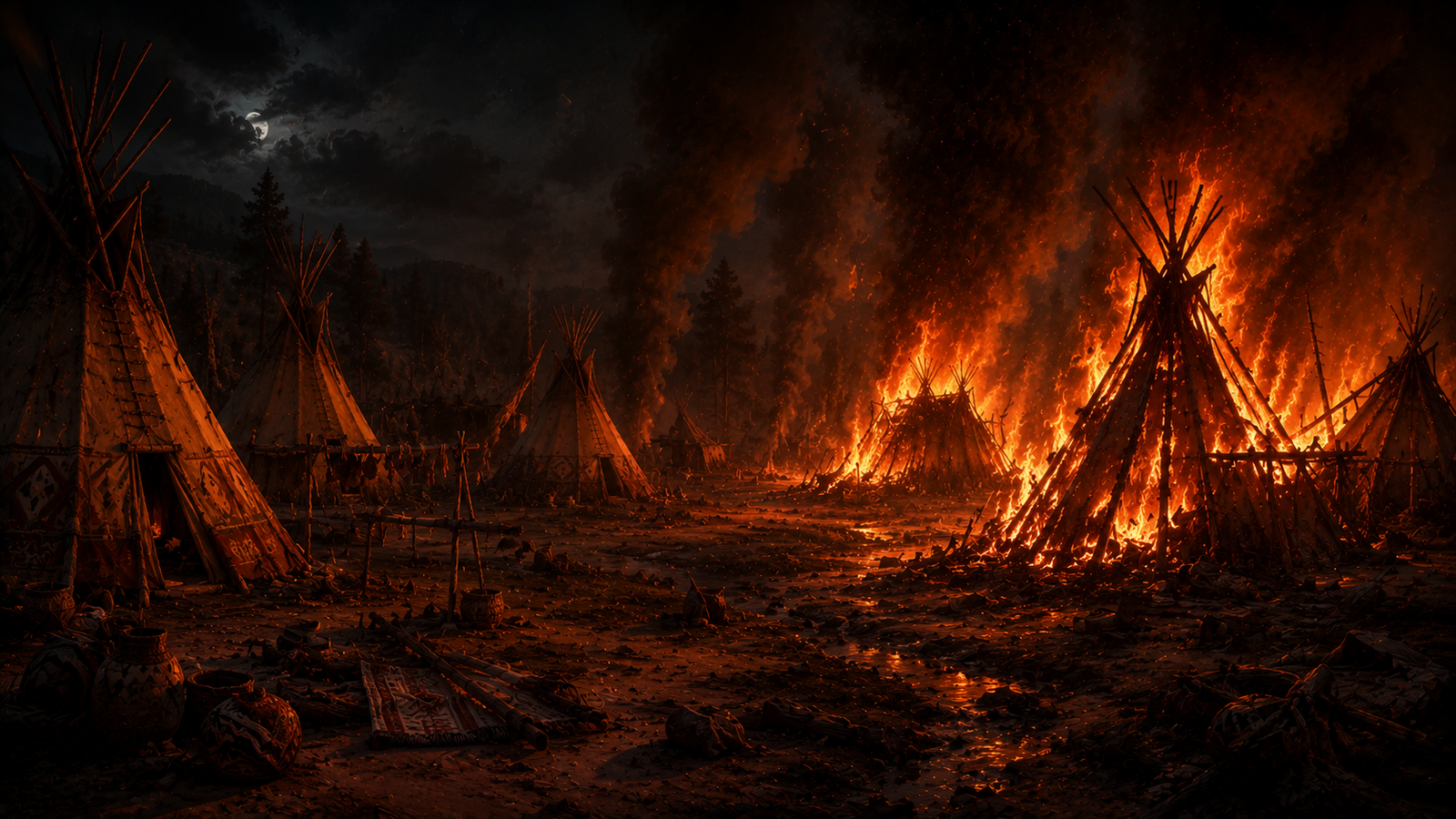 La visión del fuego — Aiyana Haseya: El Ritual de Sacrificio