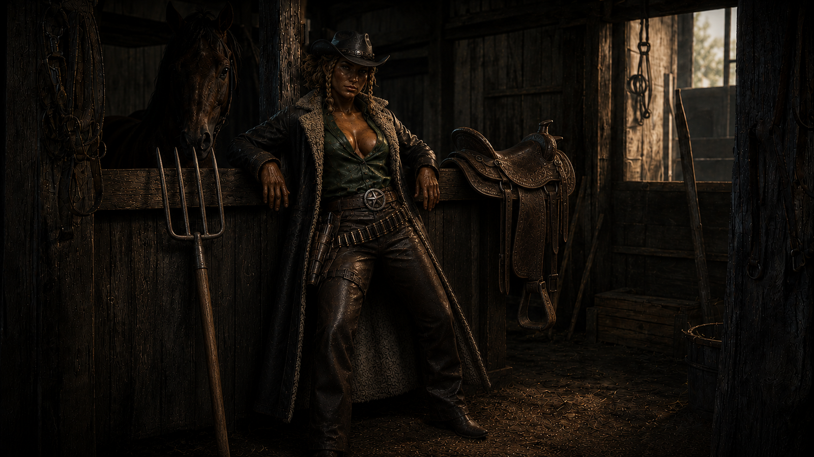 El escape del establo — Sheriff Abigail: Caught in the Stable